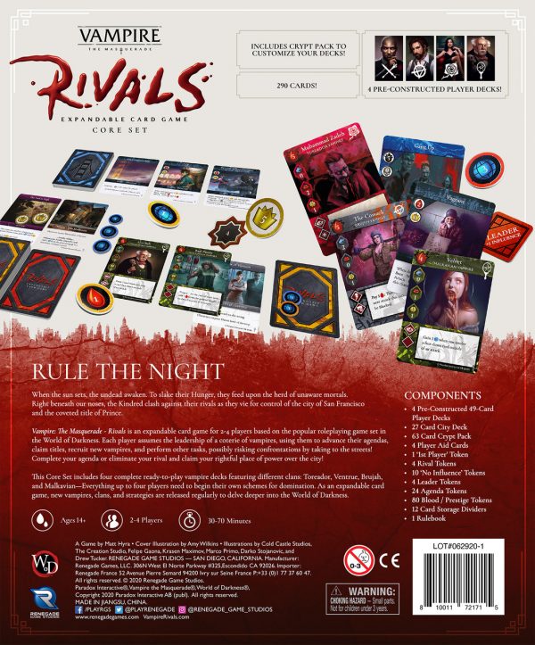Vampire The Masquerade: Rivals ECG - Core Set - Image 3
