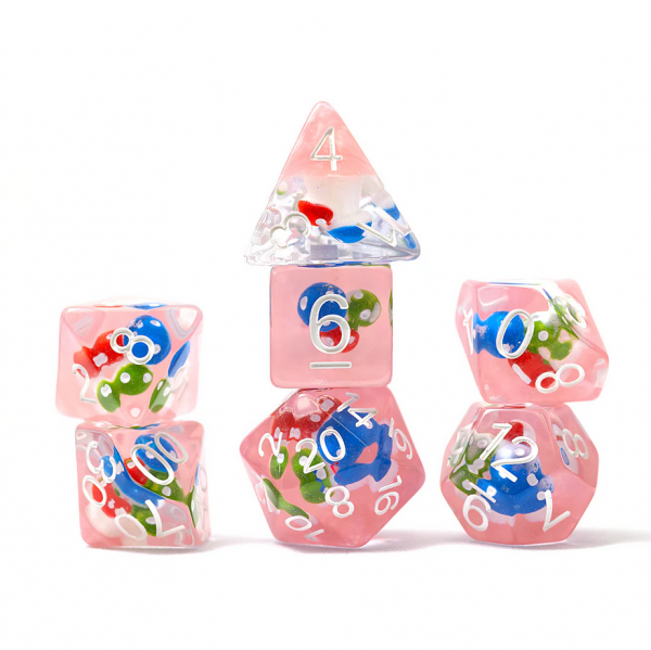 Magic Mushroom 7-Piece Polyhedral RPG Dice Set