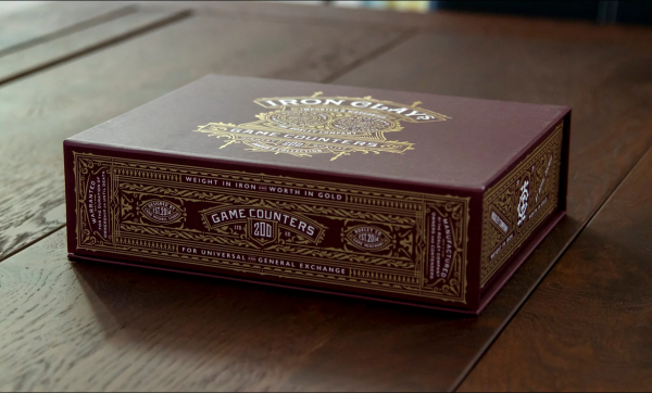 Iron Clays 200 Printed Box with Chips