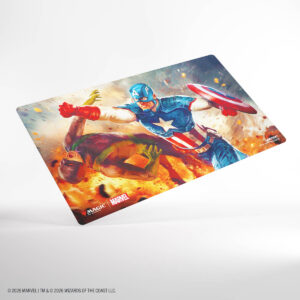 Magic: The Gathering Prime Playmat - Marvel Super Heroes- Captain America, Super-Soldier