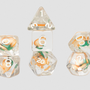 RPG Dice Set: Fruit Slice - Peach