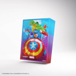 Magic: The Gathering Premium Art Sleeves - Marvel Super Heroes - Captain America Team Leader