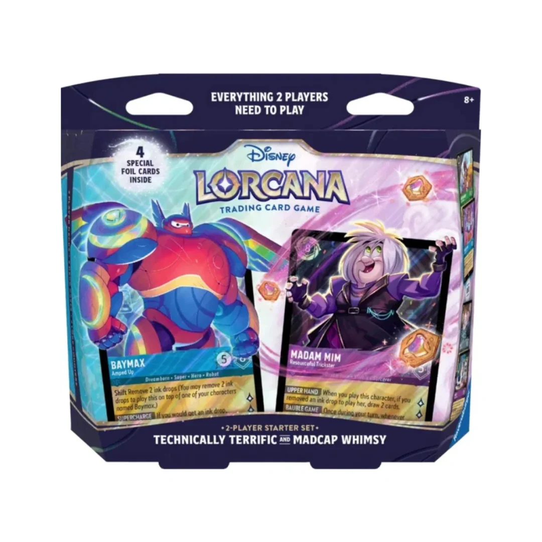 Disney Lorcana Two Player Starter Set - Technically Terrific & Madcap Whimsy